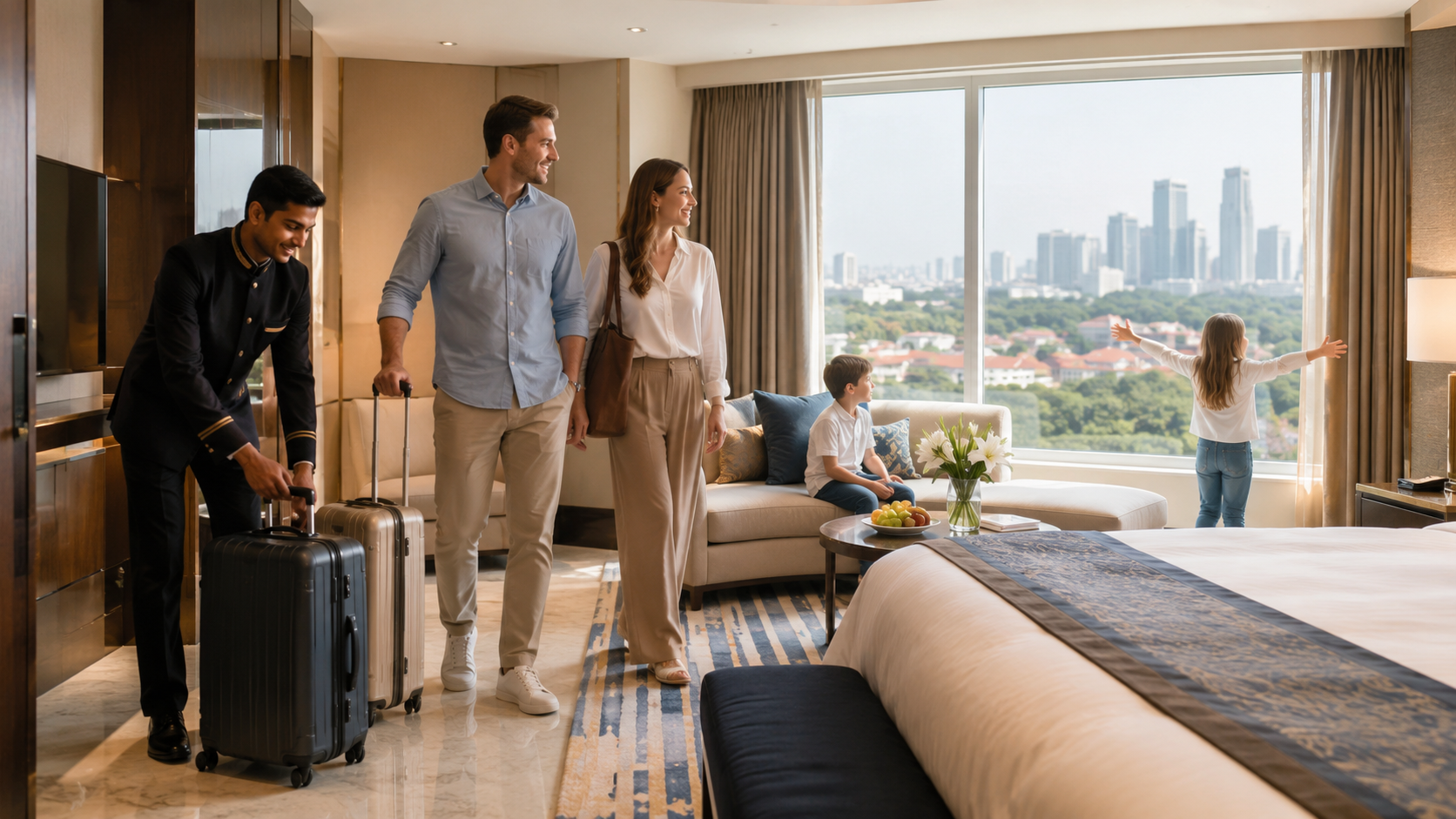 Temporary accommodation for expatriates — premium serviced apartment